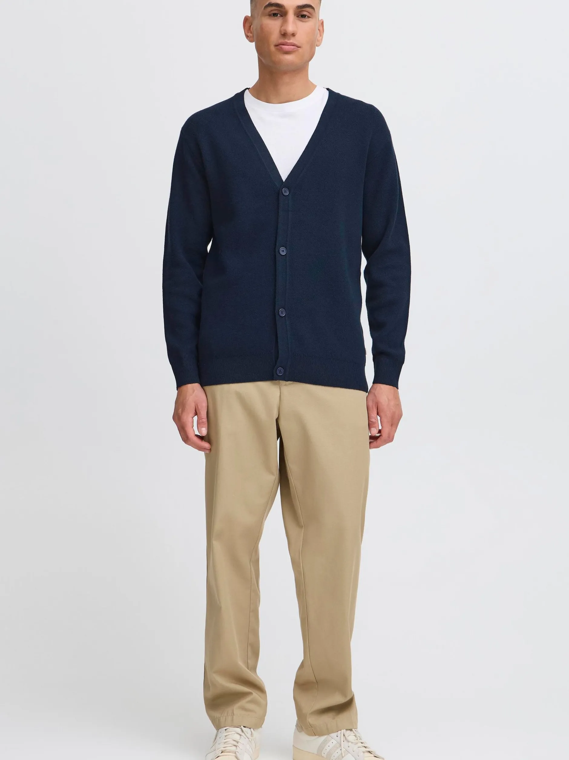Solid Herren Strickjacke - SDFinto in blau