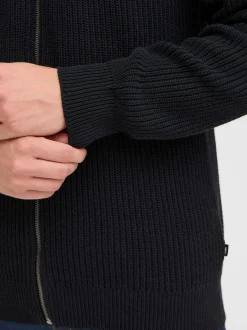 Solid Herren Strickjacke - SDGoralli in schwarz