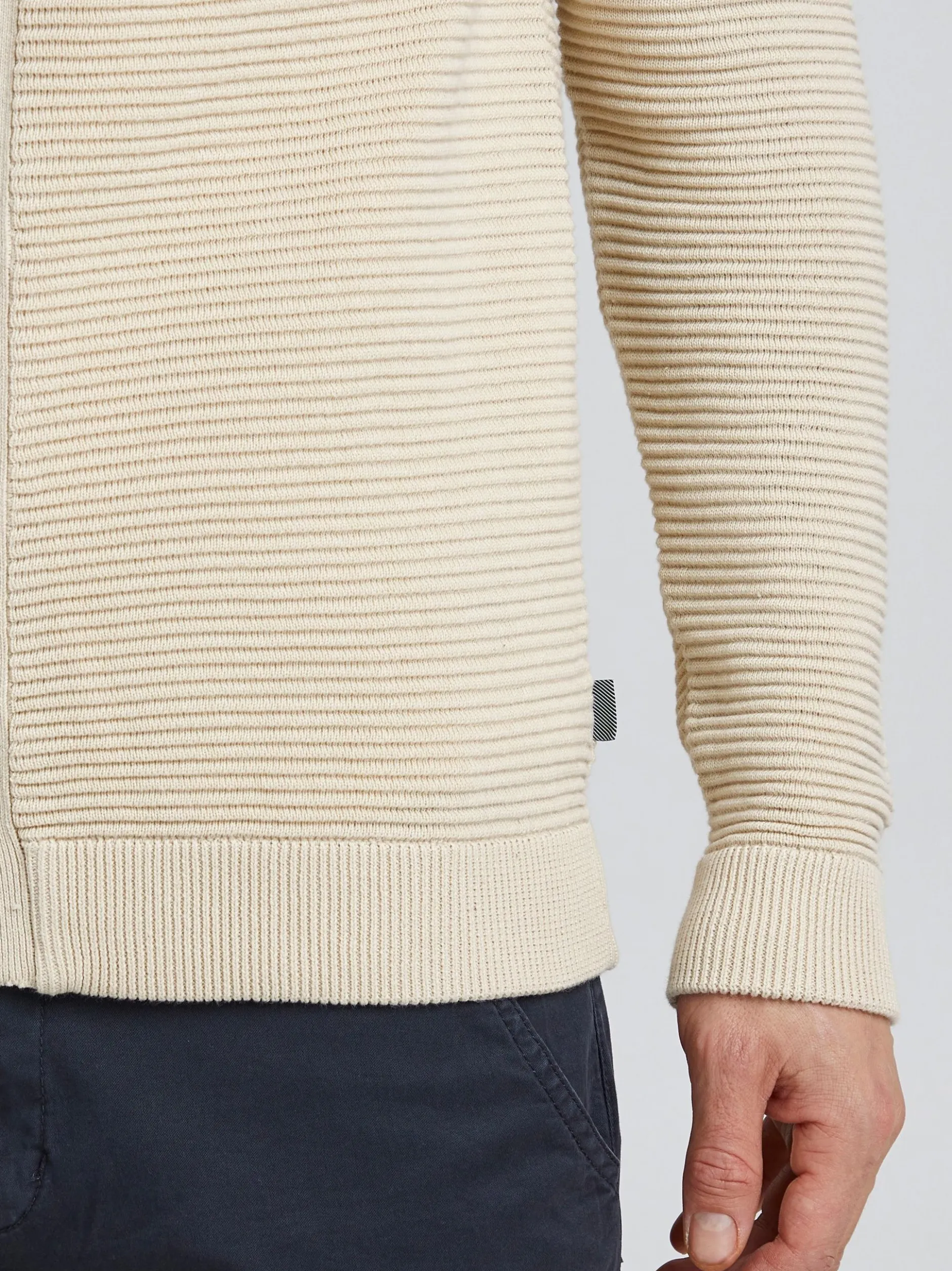 Solid Herren Strickjacke - SDNicklas in beige