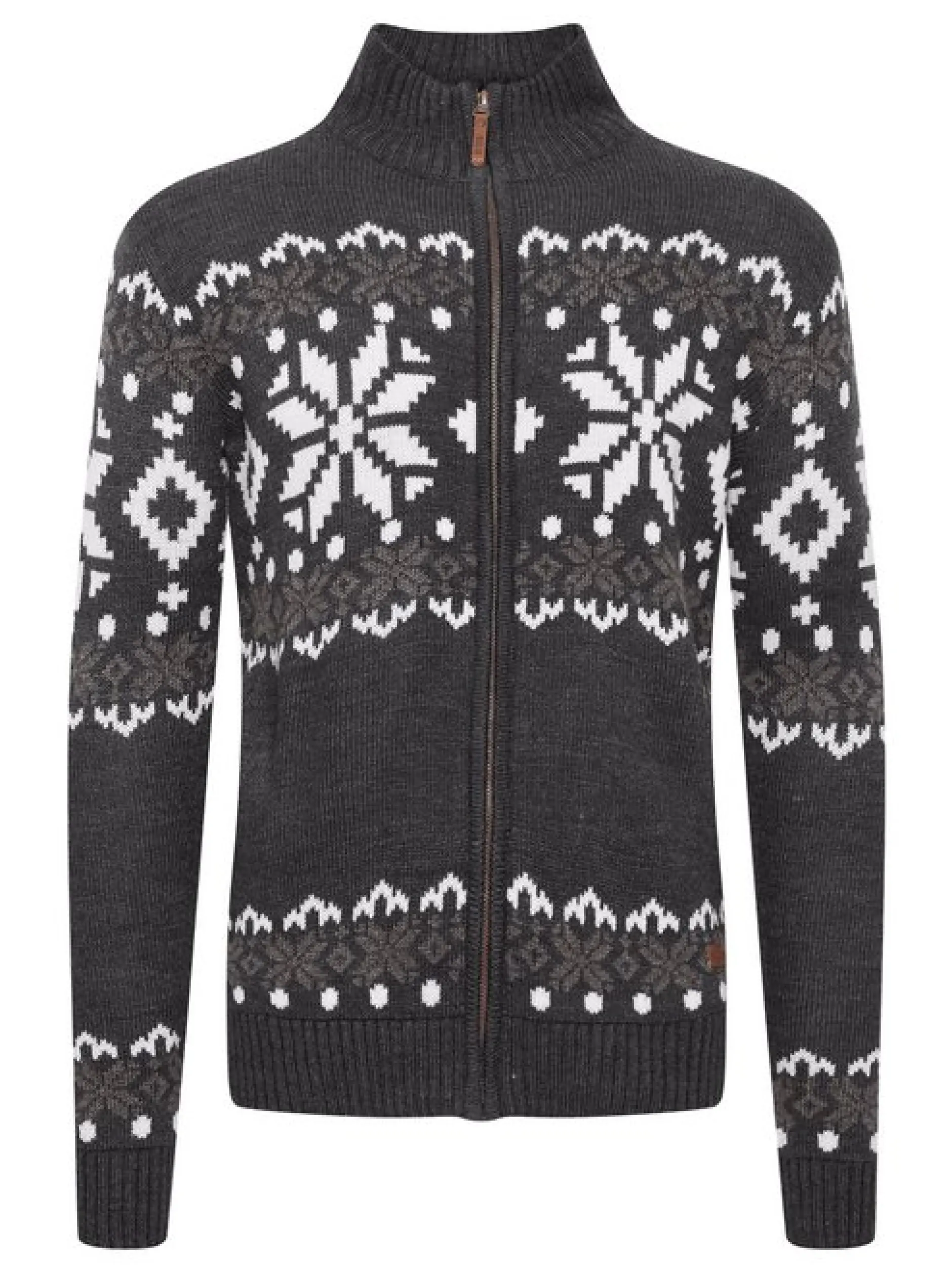 Solid Herren Strickjacke - SDNoran in grau