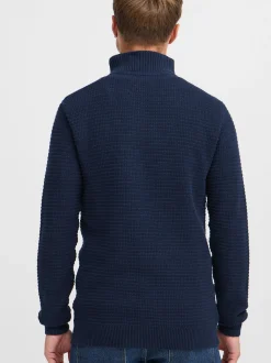 Solid Herren Strickjacke - SDRecone in blau