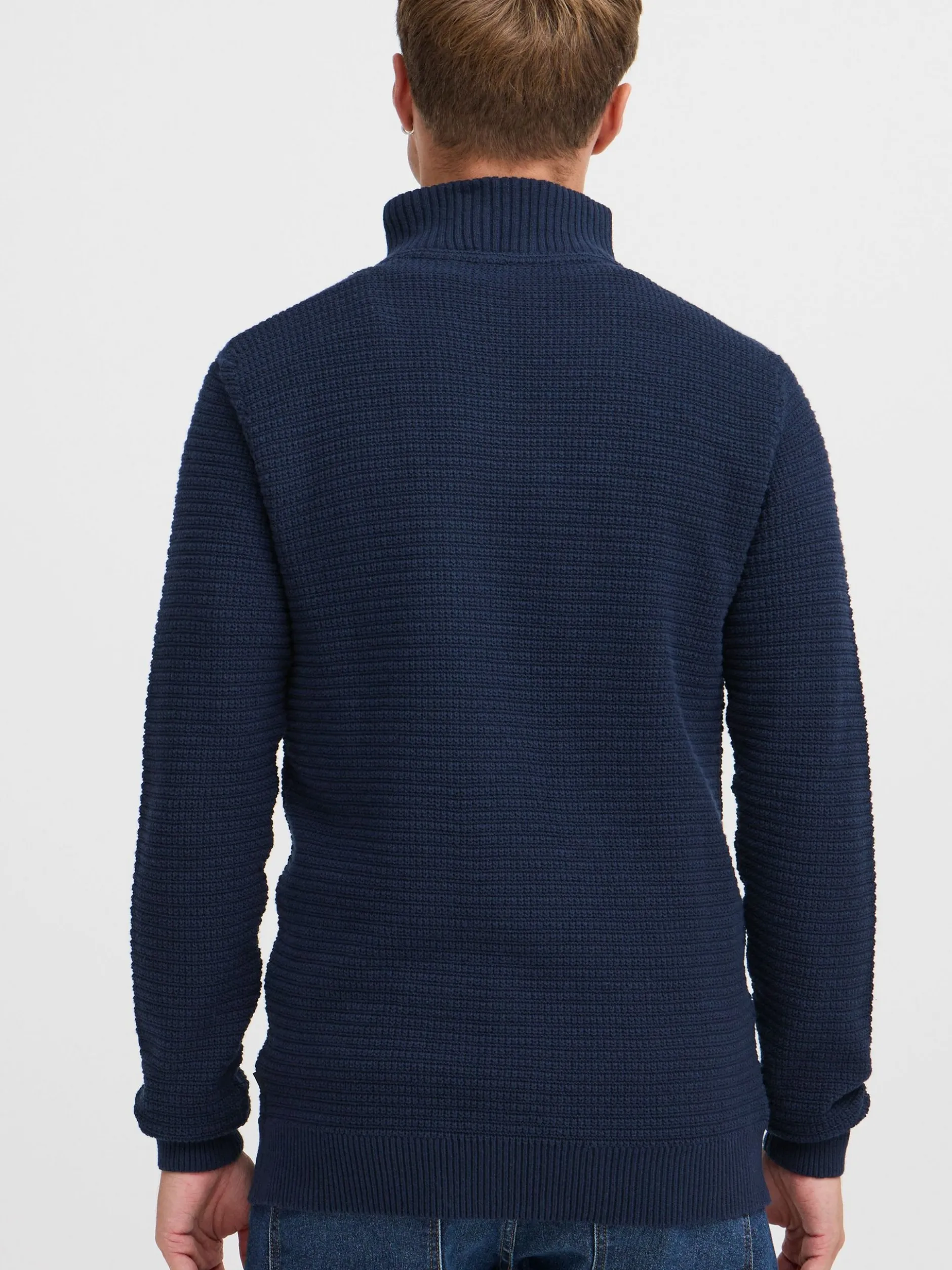 Solid Herren Strickjacke - SDRecone in blau