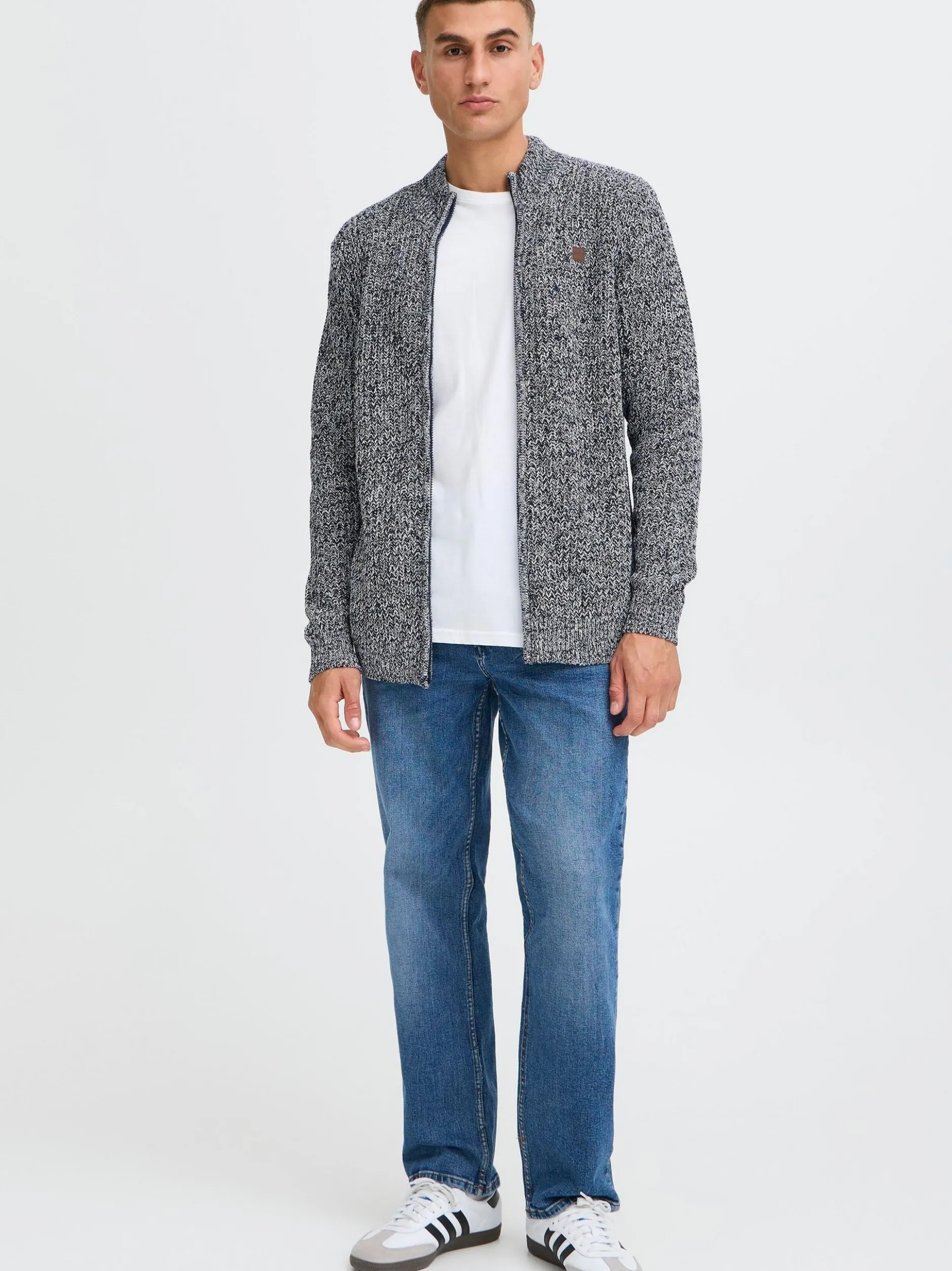 Solid Herren Strickjacke - SDRicard in blau