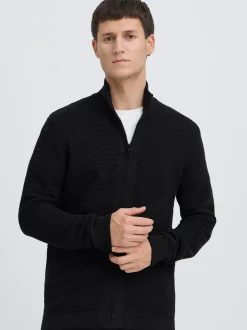 Solid Herren Strickjacke - SDValencia in schwarz