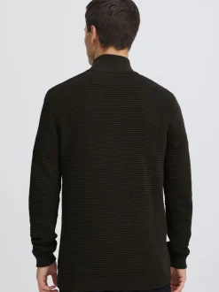 Solid Herren Strickjacke - SDValencia in grün