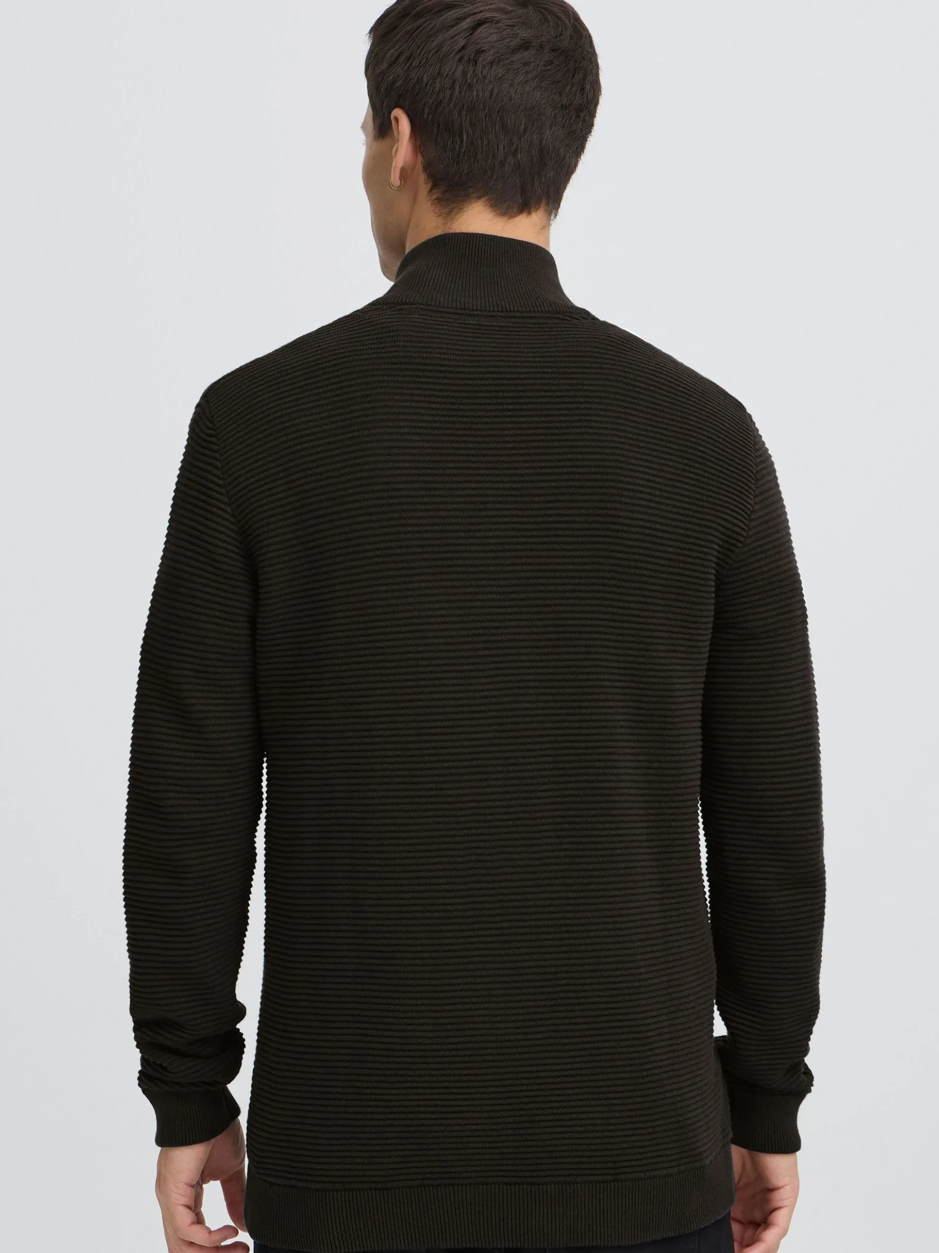 Solid Herren Strickjacke - SDValencia in grün