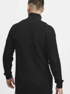 Solid Herren Strickjacke - SDXenos in schwarz