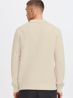 Solid Herren Strickpullover - SDRhett in beige