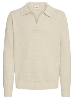 Solid Herren Strickpullover - SDRhett in beige