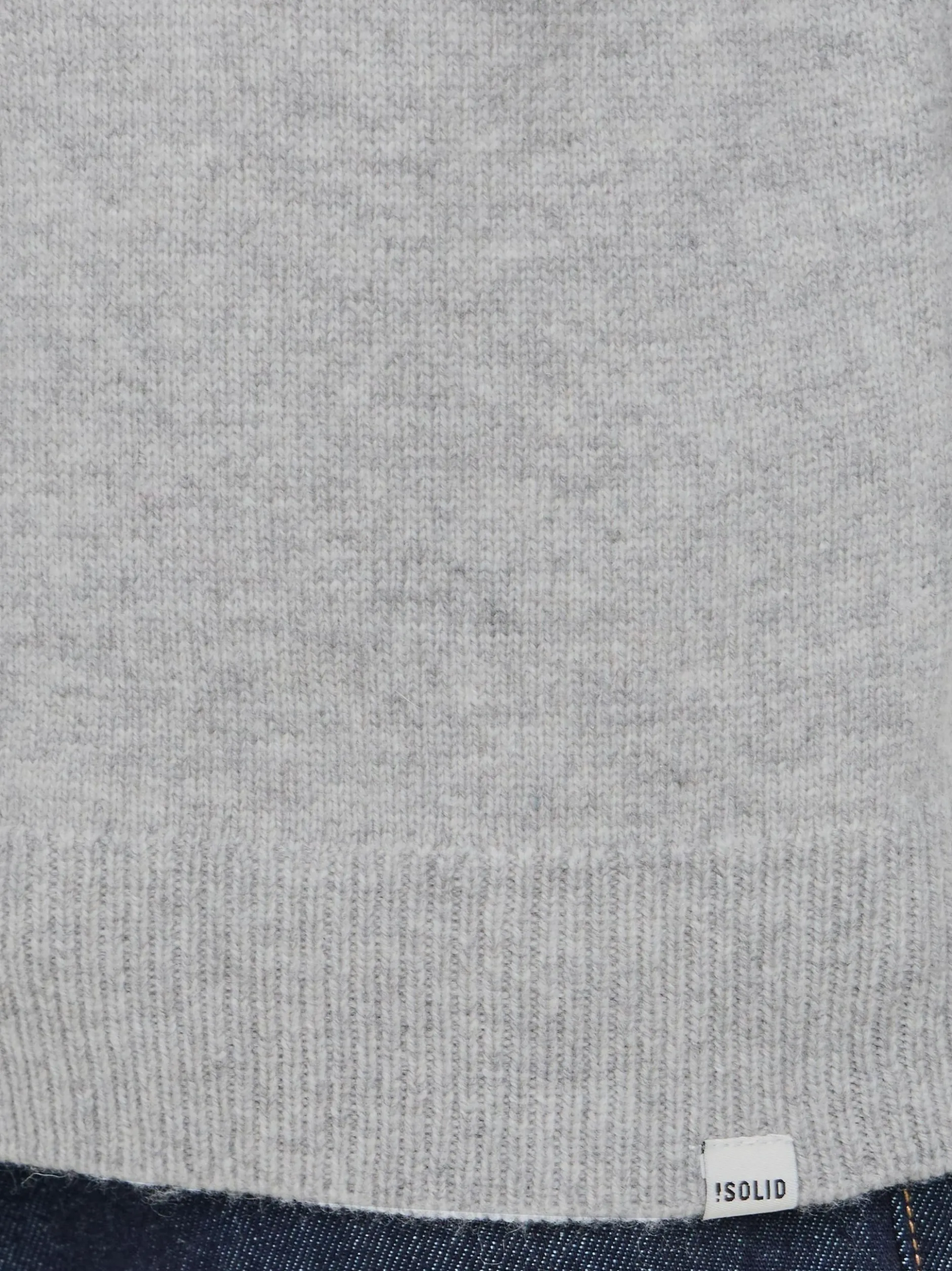 Solid Herren Strickpullover - SDDyllon in hellgrau