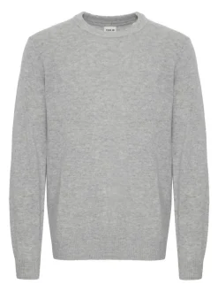 Solid Herren Strickpullover - SDDyllon in hellgrau