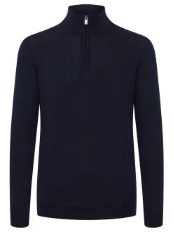 Solid Herren Strickpullover - SDAnsgar in blau