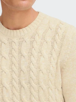 Solid Herren Strickpullover - SDRicco in beige