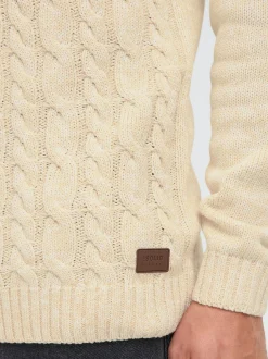 Solid Herren Strickpullover - SDRicco in beige