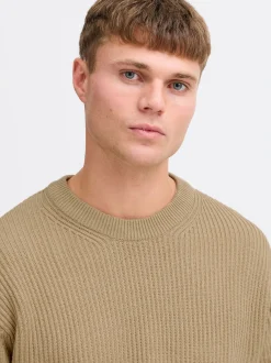 Solid Herren Strickpullover - SDGia in beige