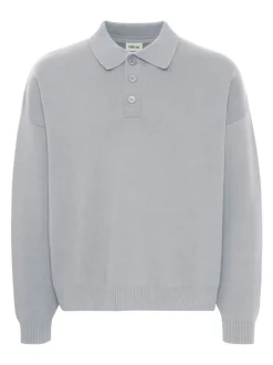 Solid Herren Strickpullover - SDNahim in hellgrau