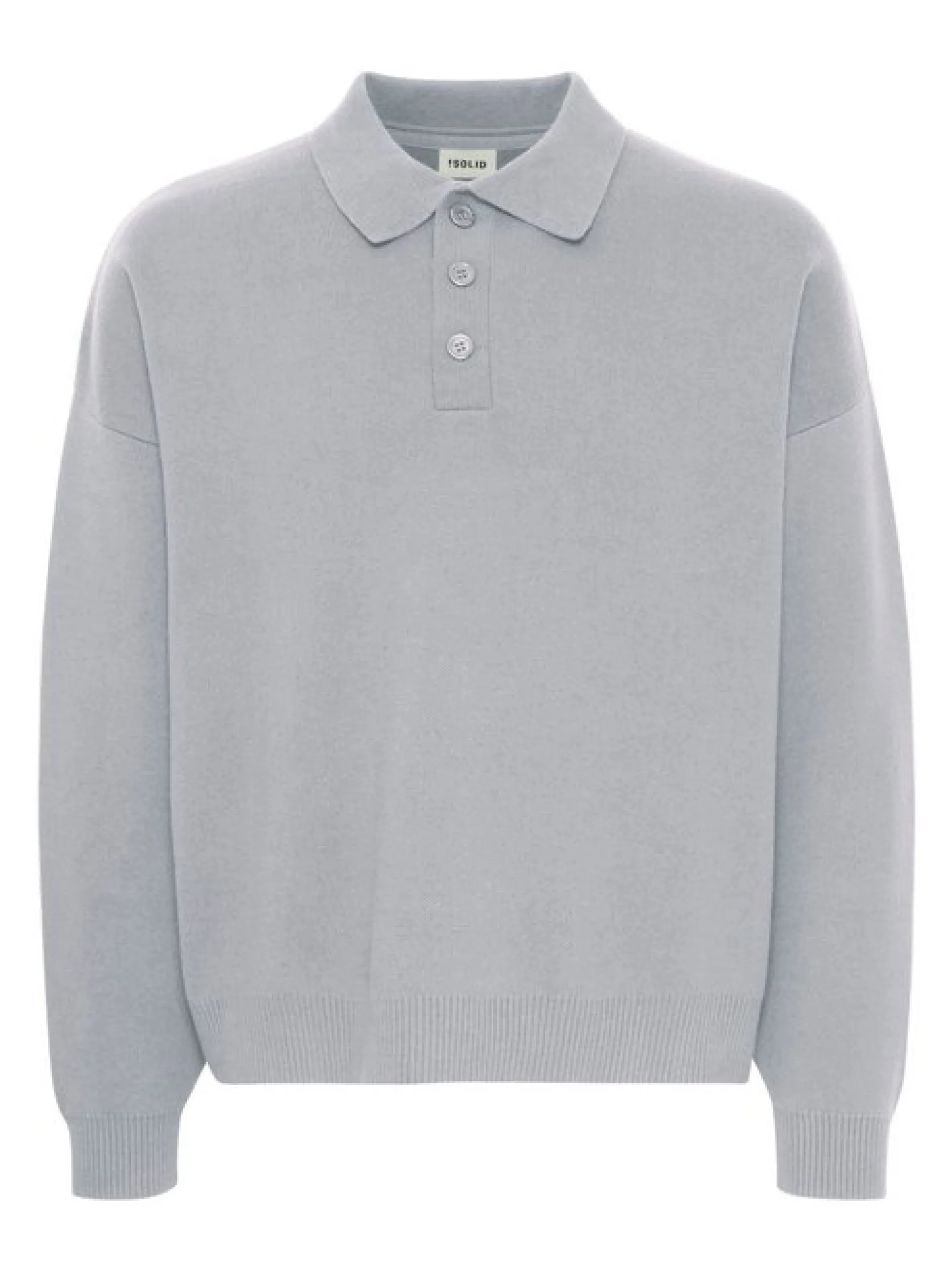 Solid Herren Strickpullover - SDNahim in hellgrau
