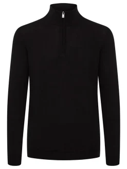 Solid Herren Strickpullover - SDAnsgar in schwarz