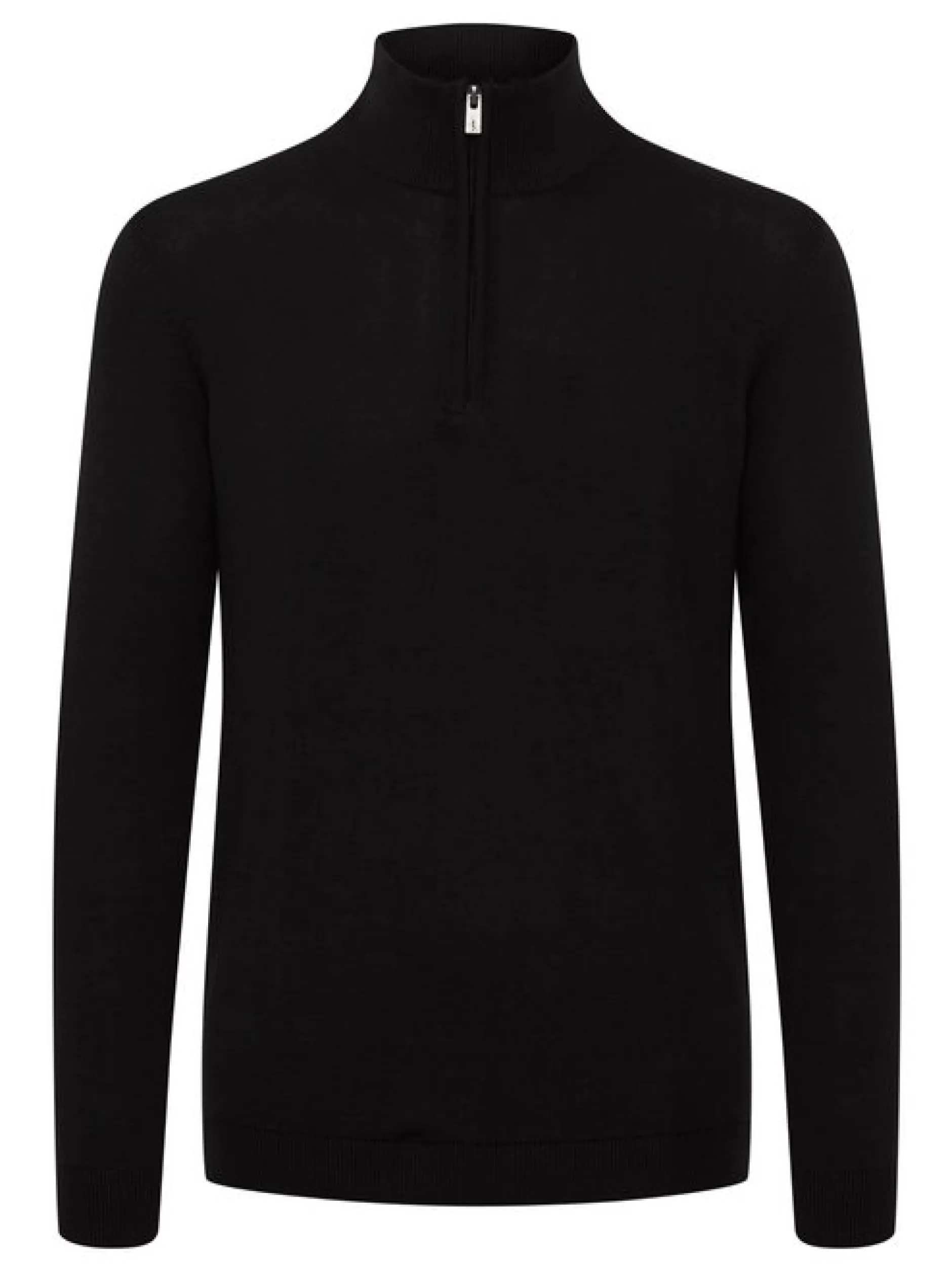 Solid Herren Strickpullover - SDAnsgar in schwarz