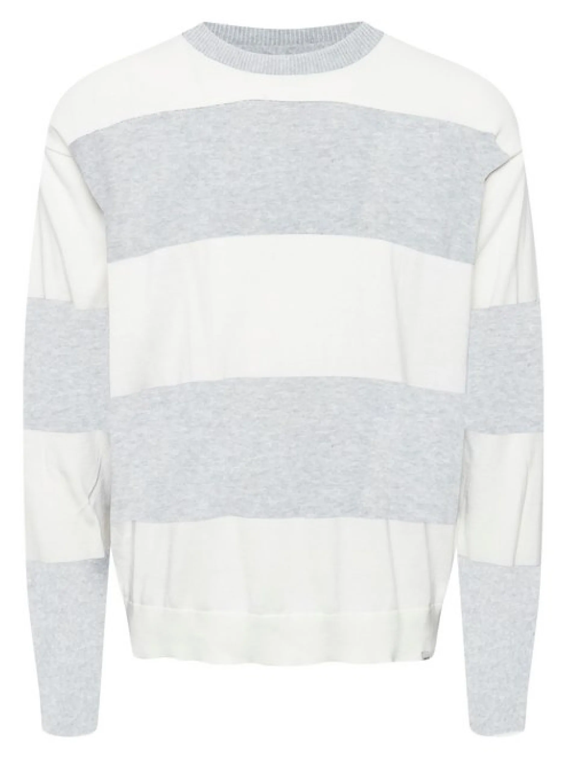 Solid Herren Strickpullover - SDFedele in hellgrau