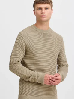 Solid Herren Strickpullover - SDValencia in melange
