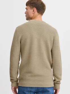 Solid Herren Strickpullover - SDValencia in melange