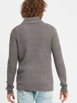 Solid Herren Strickpullover - SDMapari in taupe