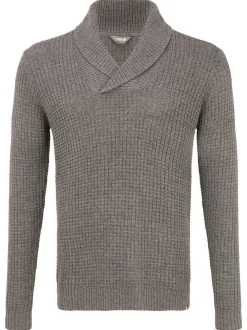 Solid Herren Strickpullover - SDMapari in taupe
