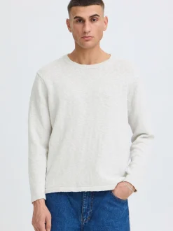 Solid Herren Strickpullover - SDUstin in ecru