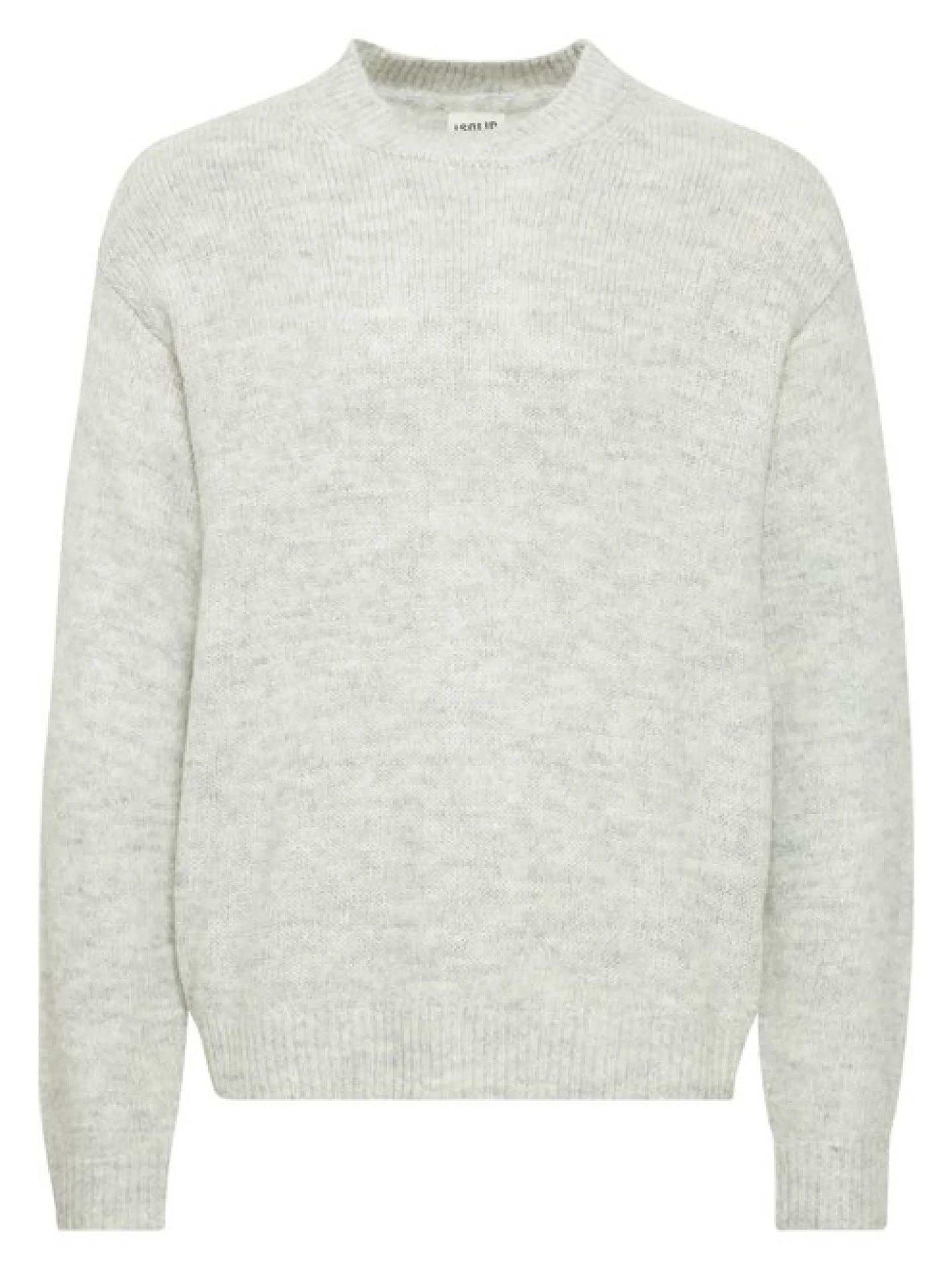 Solid Herren Strickpullover - SDHamdani in grau
