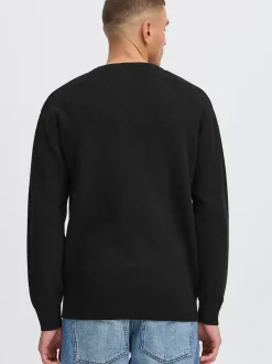 Solid Herren Strickpullover - SDFinnetado in schwarz