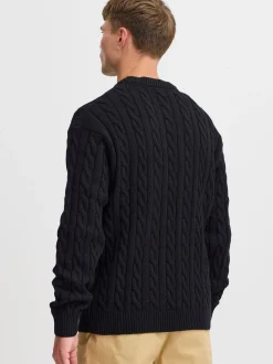 Solid Herren Strickpullover - SDMalcolm in schwarz