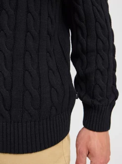 Solid Herren Strickpullover - SDMalcolm in schwarz