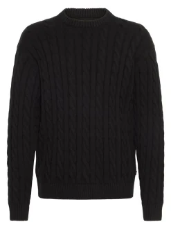 Solid Herren Strickpullover - SDMalcolm in schwarz