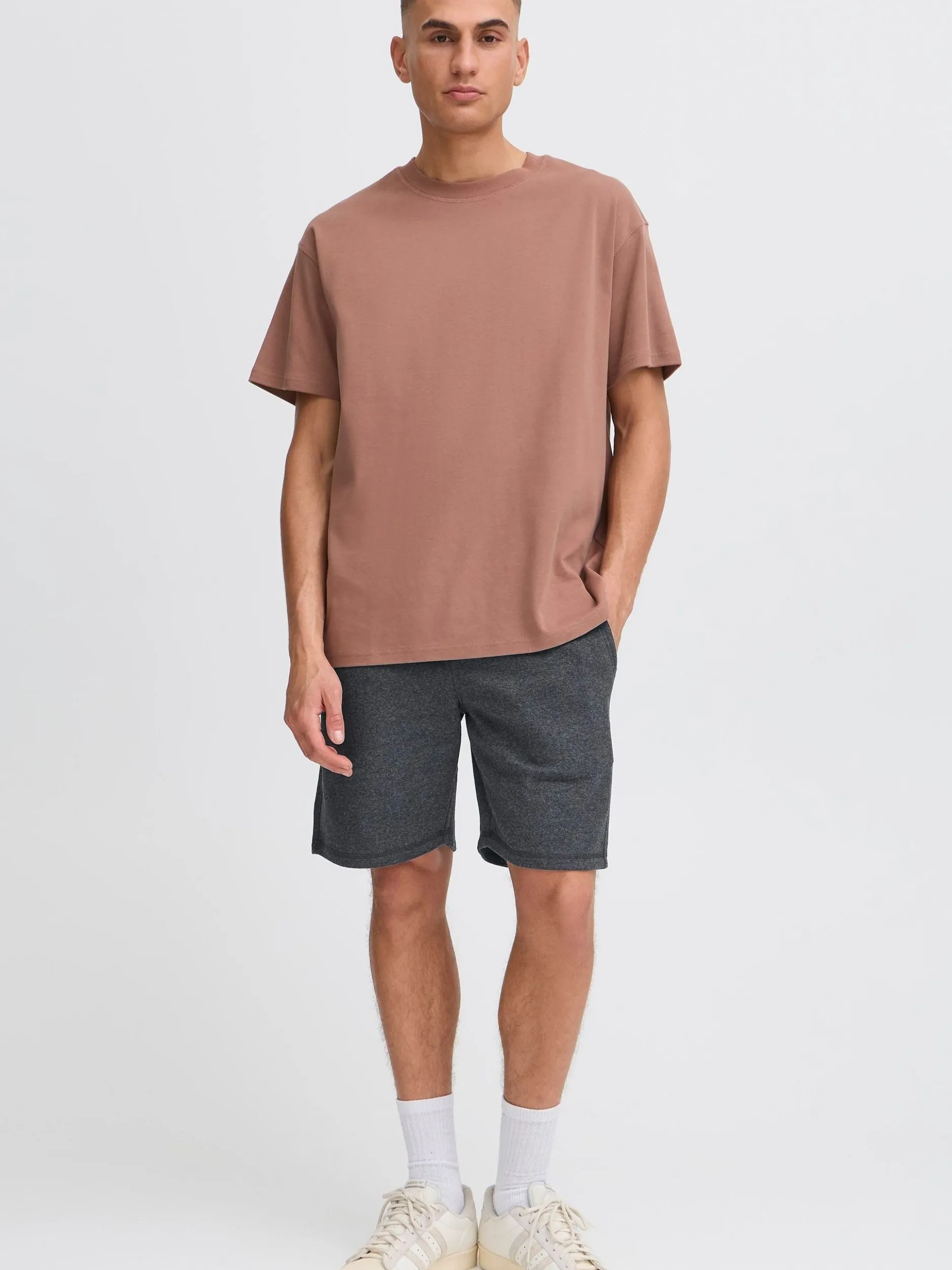 Solid Herren Sweatshorts - SDAigulu in grau