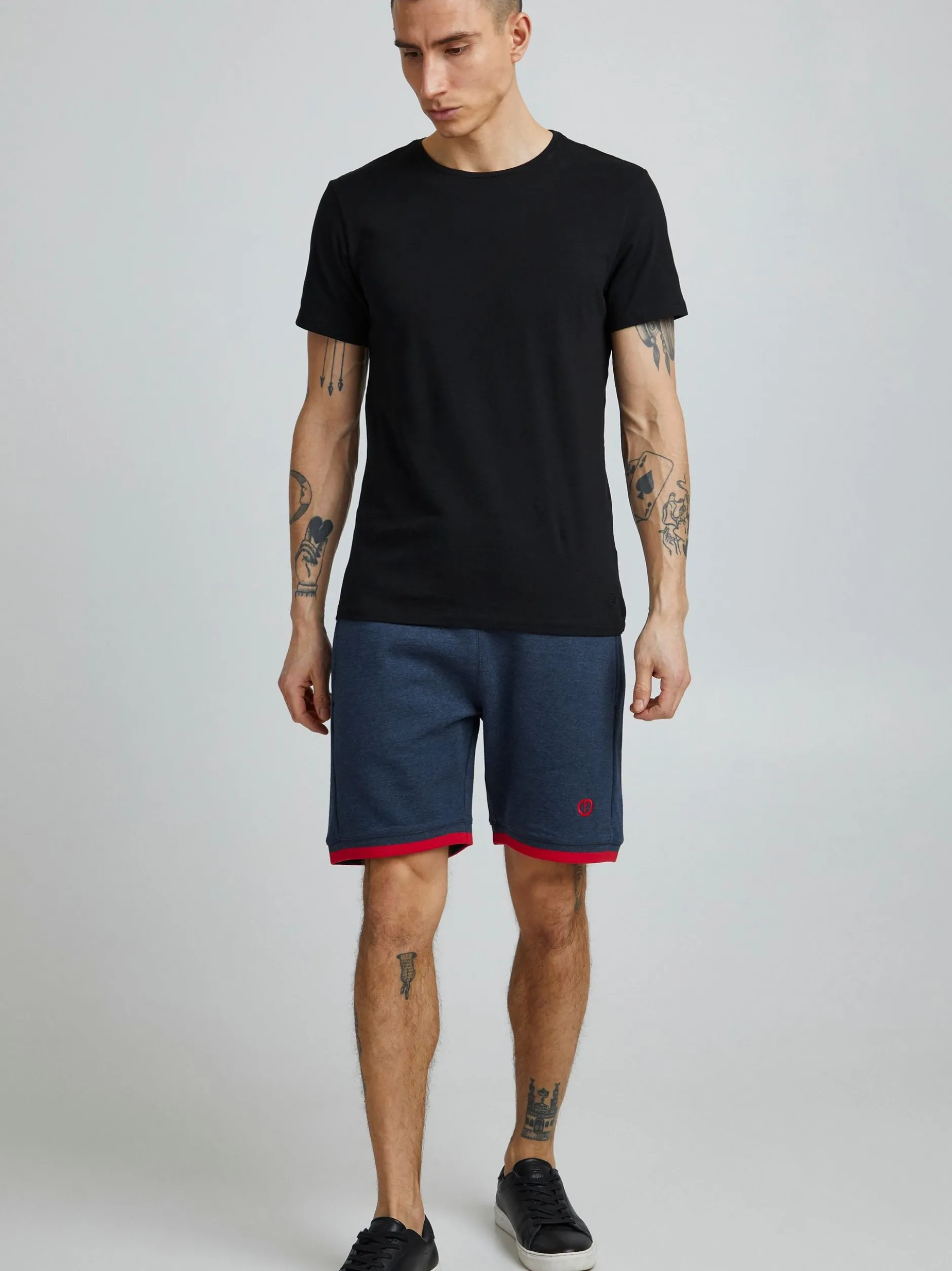 Solid Herren Sweatshorts - SDBenjamin in blau