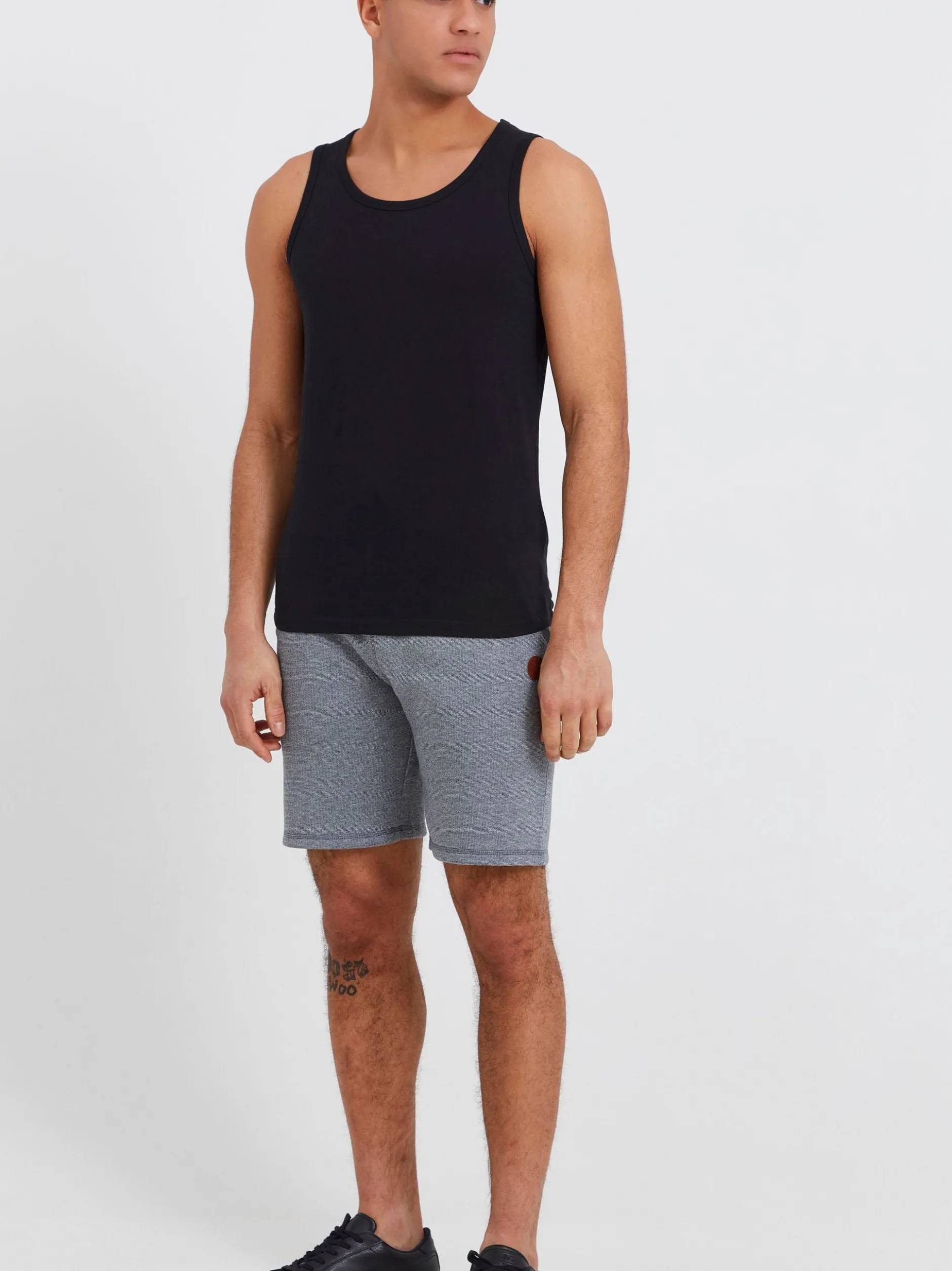 Solid Herren Sweatshorts - SDNafko in blau