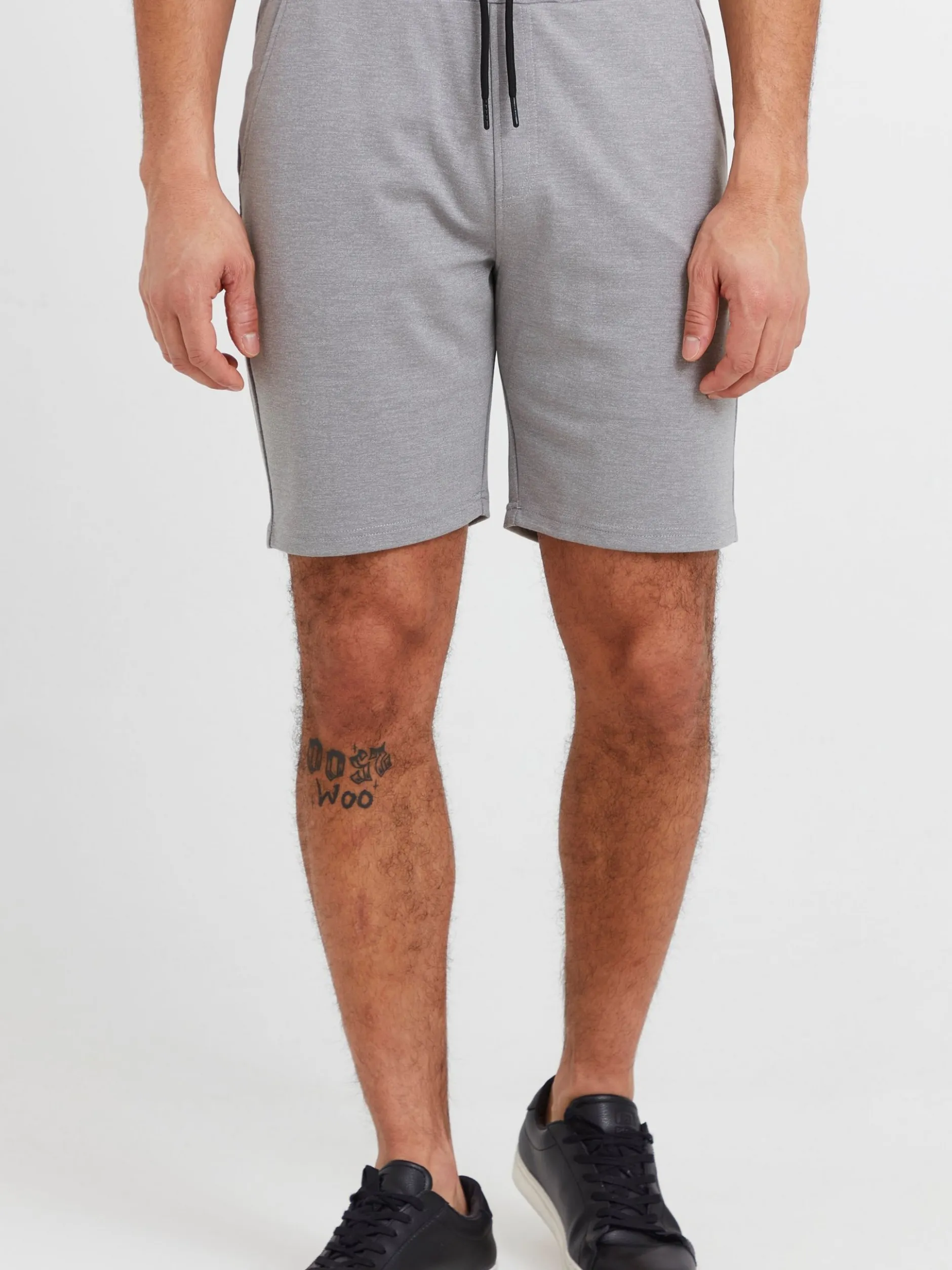 Solid Herren Sweatshorts - SDSteven in grau