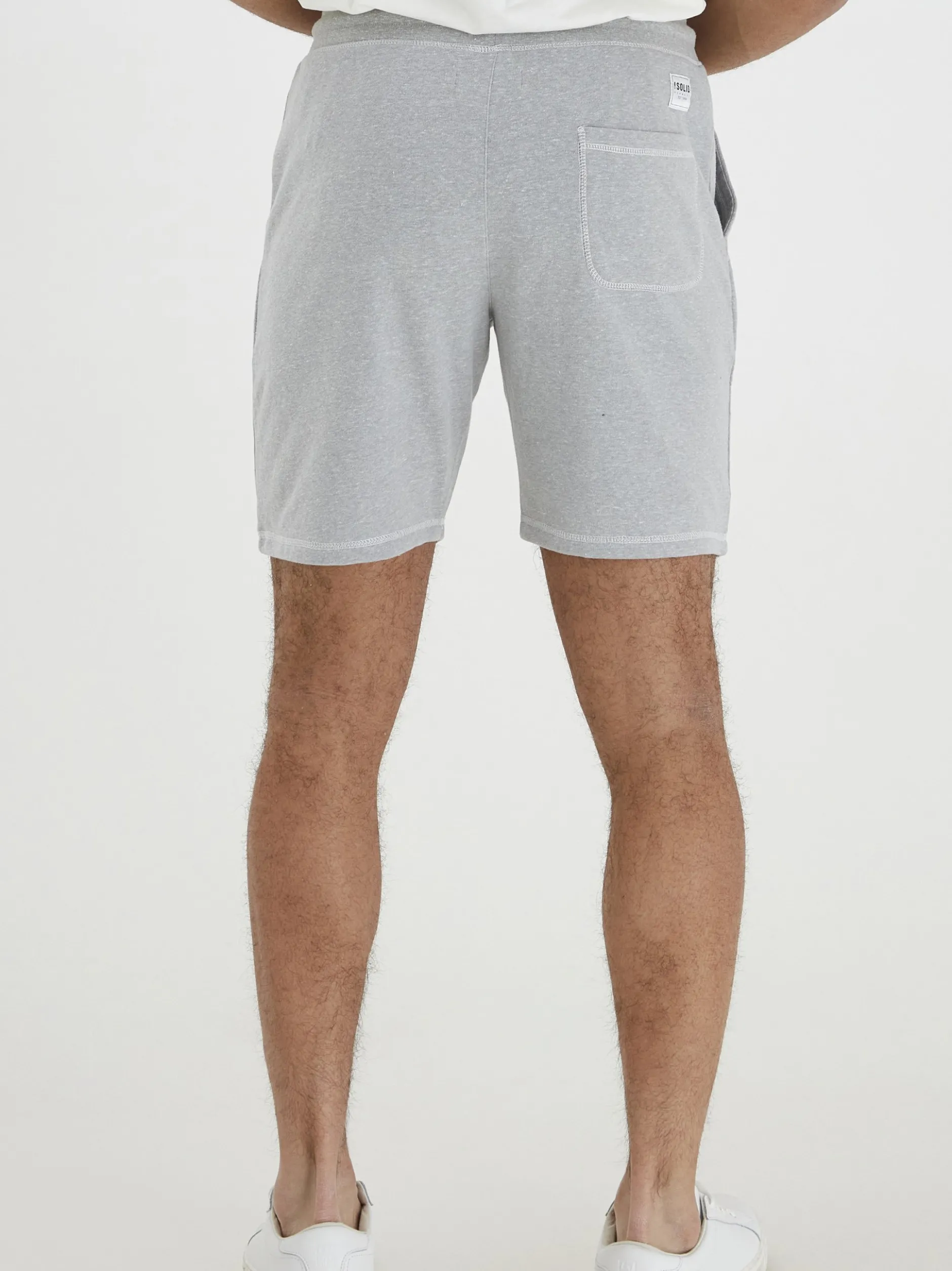 Solid Herren Sweatshorts - SDToljan in grau