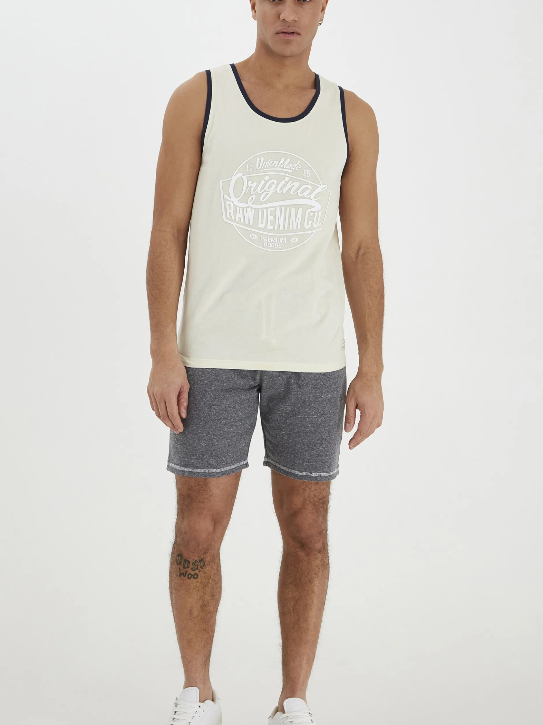Solid Herren Sweatshorts - SDToljan in grau