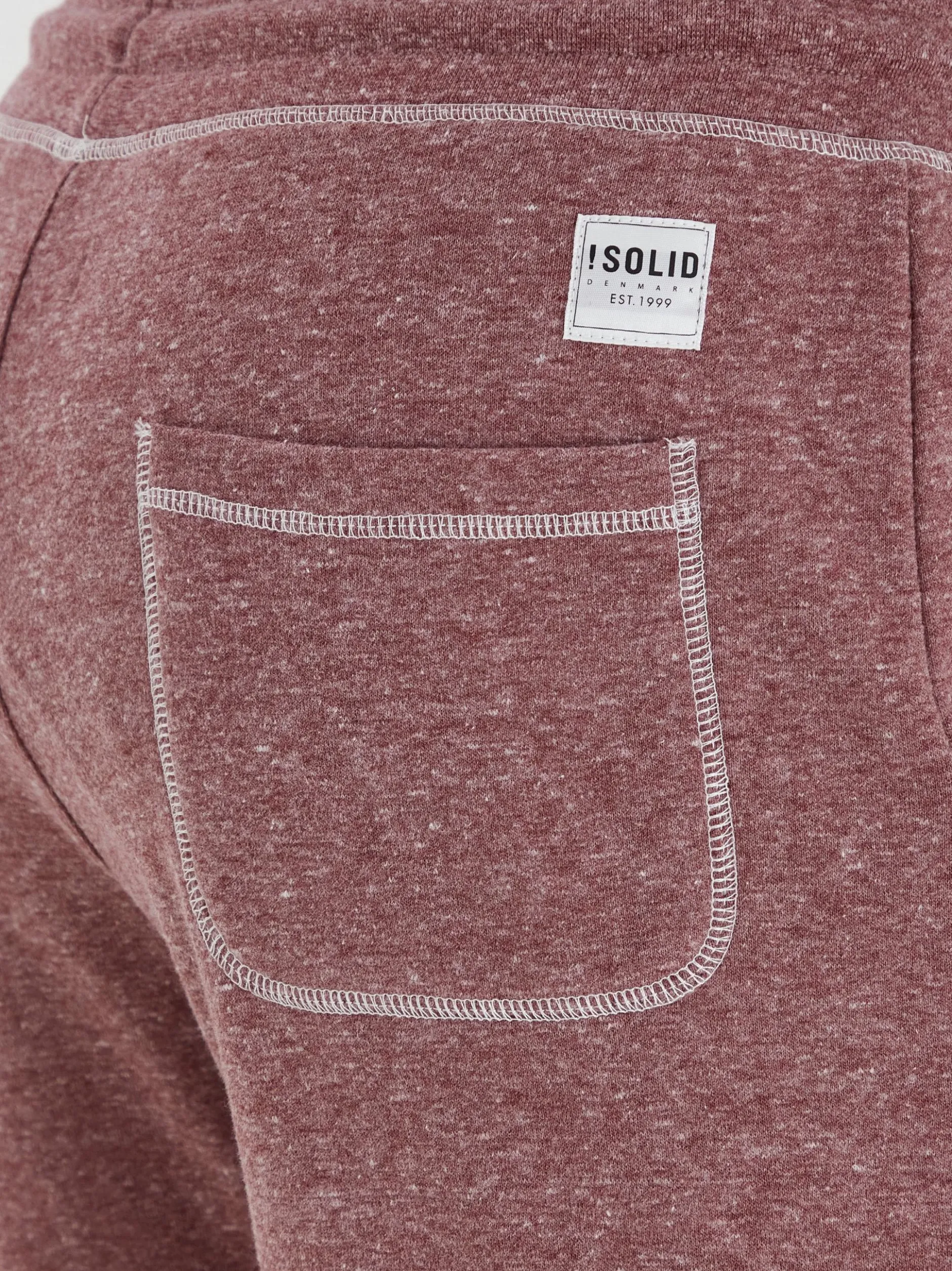 Solid Herren Sweatshorts - SDToljan in rot