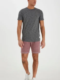 Solid Herren Sweatshorts - SDToljan in rot