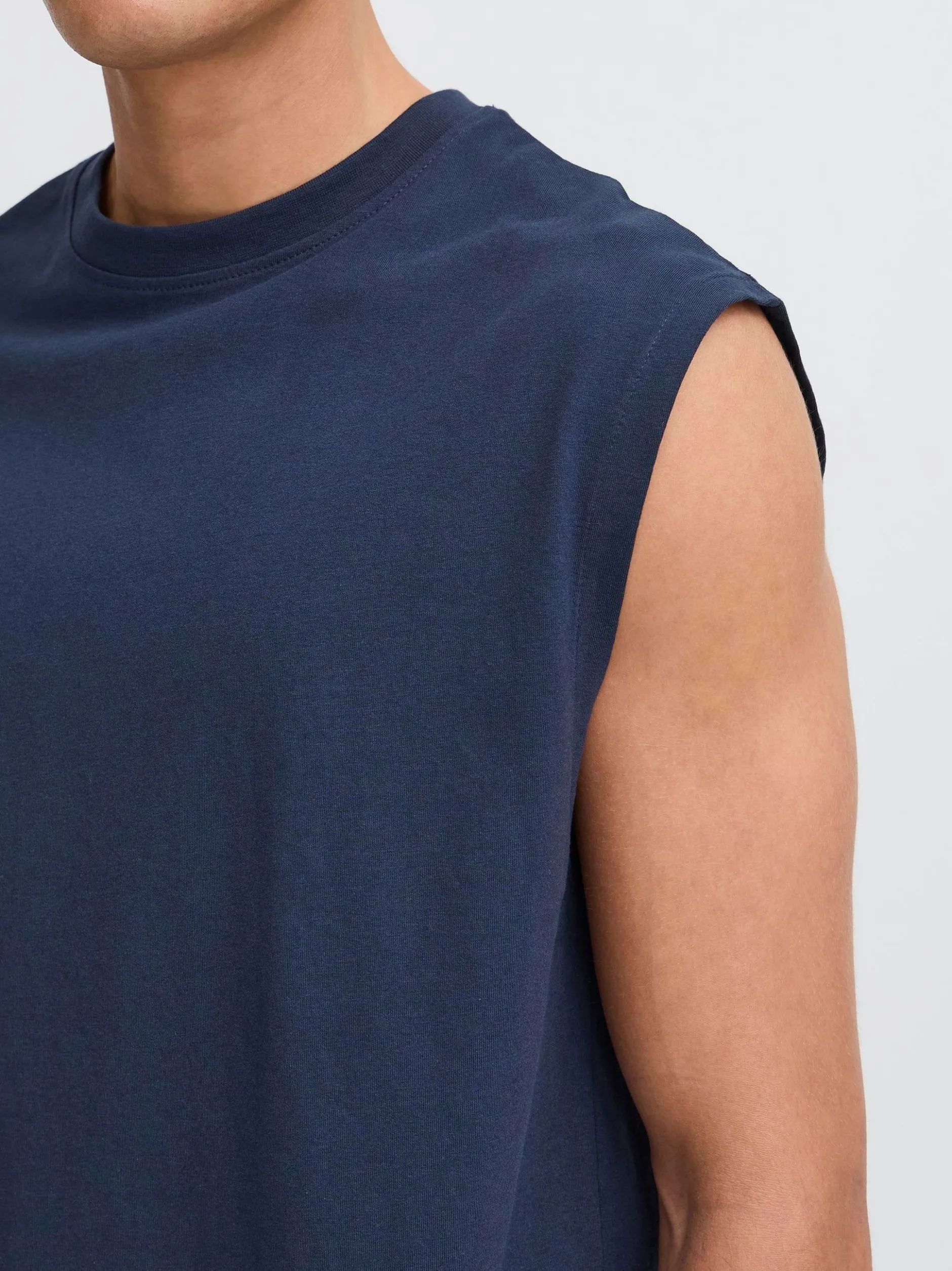 Solid Herren Tanktop - SDBilo in blau