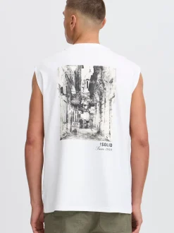 Solid Herren Tanktop - SDBilo in weiß
