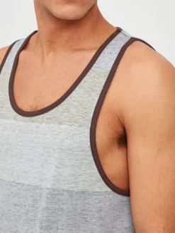 Solid Herren Tanktop - SDCharan in braun