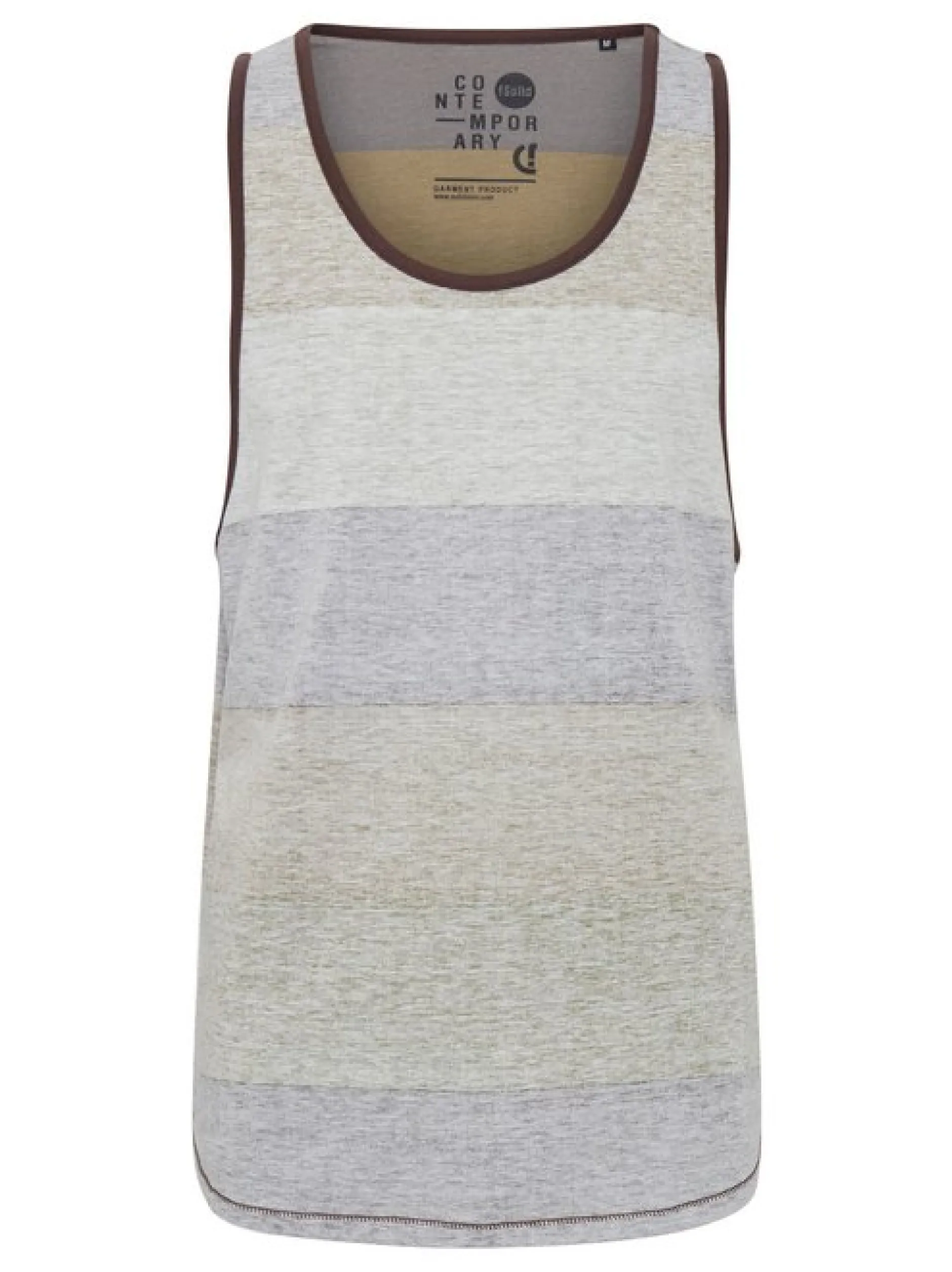 Solid Herren Tanktop - SDCharan in braun