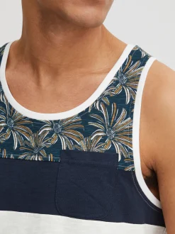 Solid Herren Tanktop - SDFlo in blau