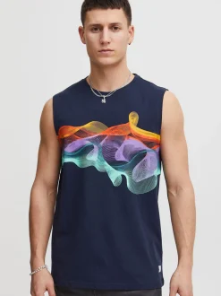 Solid Herren Tanktop - SDPedros in blau