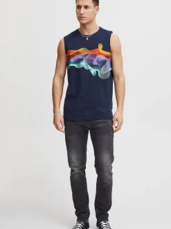 Solid Herren Tanktop - SDPedros in blau