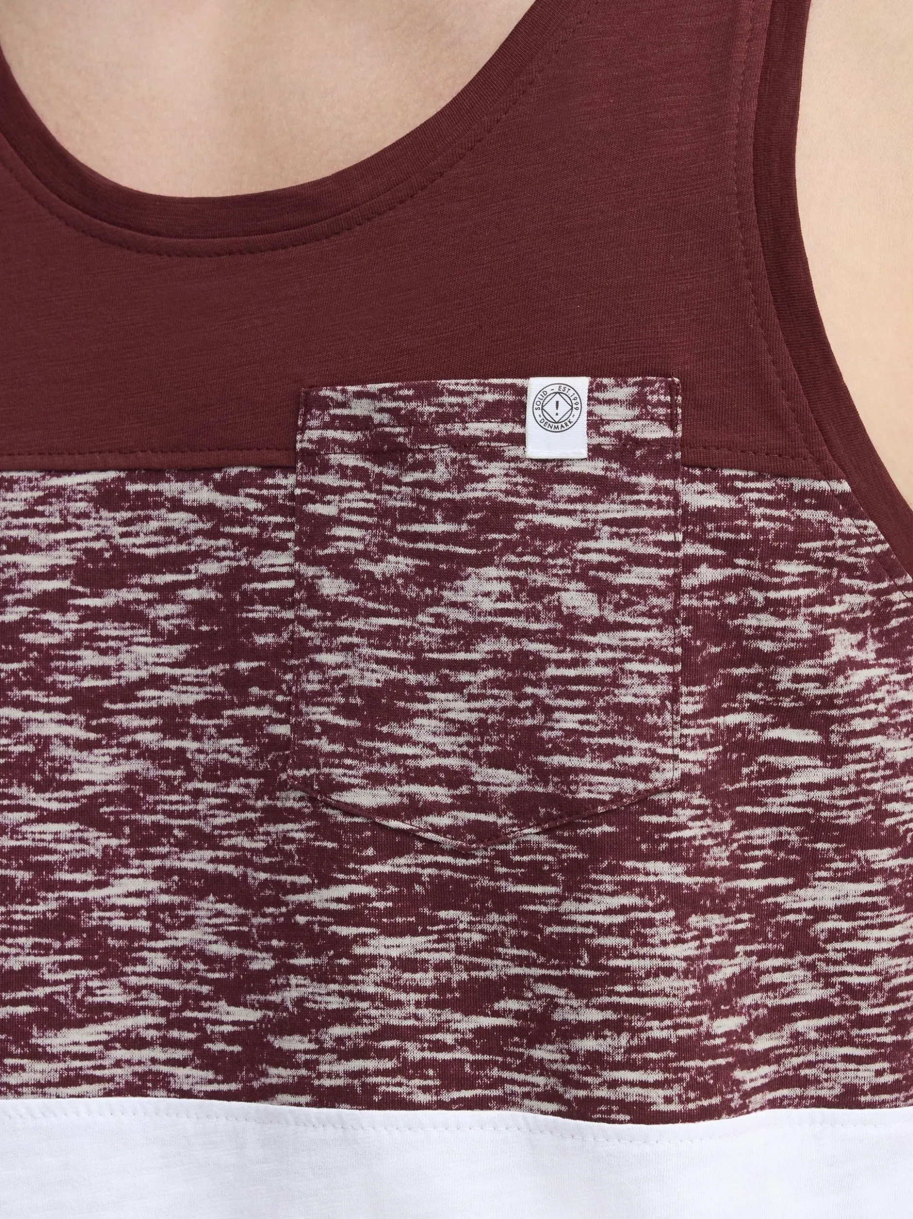 Solid Herren Tanktop - SDSion in rot